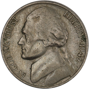 1949-S Jefferson Nickel Main Image