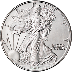 2000 $1 Silver American Eagle Main Image