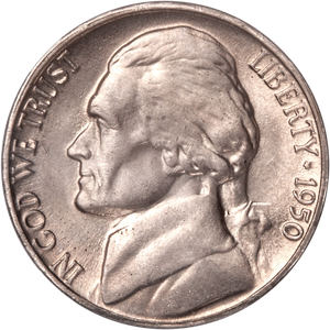 1950-D Jefferson Nickel NGC Main Image