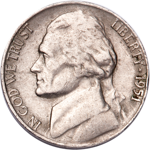 1951-S Jefferson Nickel Main Image