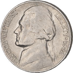 1952-S Jefferson Nickel Main Image