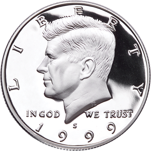 1999-S Clad Kennedy Half Dollar Main Image