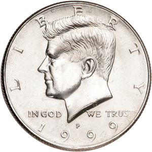 1999-P Kennedy Half Dollar MS60 Main Image