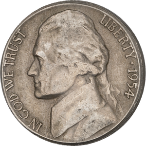 1954-S Jefferson Nickel Main Image
