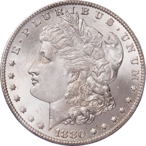 1880-CC 80/79 Morgan Dollar, Reverse of 1878 Main Image