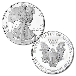 2000-P $1 Silver American Eagle Main Image