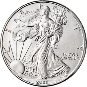 2001 $1 Silver American Eagle Main Image