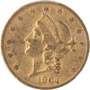 1864-S Gold $20 Liberty Head Main Image