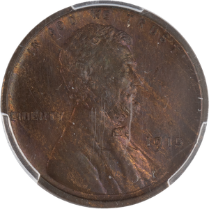 1915 Lincoln Head Brown Main Image