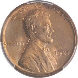 1927 Lincoln Head Cent Red Main Image