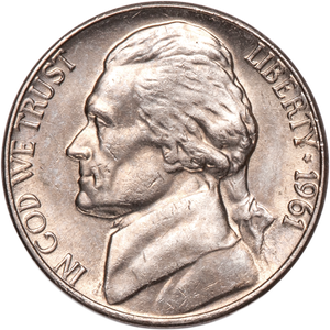 1961 Jefferson Nickel MS60 Main Image