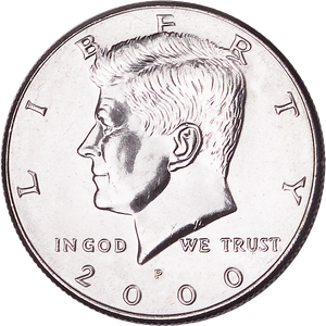 2000-P Kennedy Half Dollar MS60 Main Image
