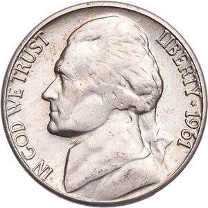 1961-D Jefferson Nickel Main Image