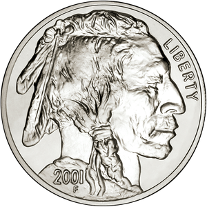 2001-D American Buffalo Commemorative Silver Dollar Main Image