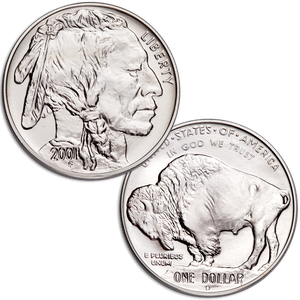 2001-D American Buffalo Commemorative Silver Dollar Main Image
