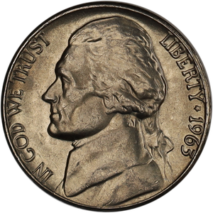1963 Jefferson Nickel Main Image