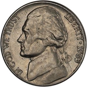 1963-D Jefferson Nickel Main Image