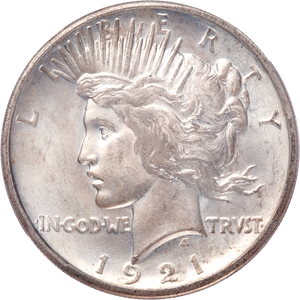 1921 High Relief Peace Silver Dollar Main Image