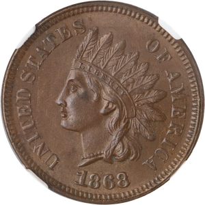 1868 Indian Head Small Cent Main Image