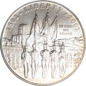 2002-W West Point Bicentennial Commemorative Silver Dollar Main Image