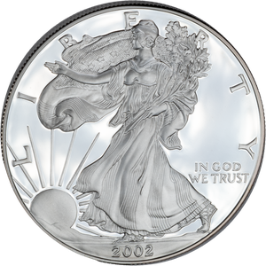 2002-W $1 Silver American Eagle Main Image