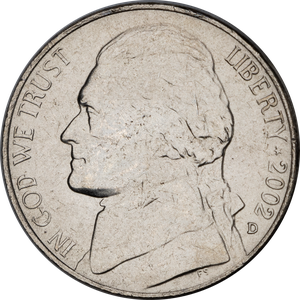 2002-D Jefferson Nickel, Uncirculated-60 Main Image