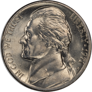 1971-D Jefferson Nickel MS60 Main Image