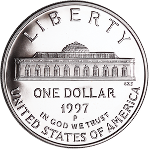 1997-P Botanic Garden Silver Dollar Main Image