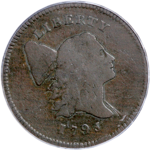 1795 Liberty Cap Type Half Cent, Lettered Edge with Pole Main Image