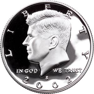 2002-S 90% Silver Kennedy Half Dollar Main Image