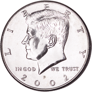 2002-P Kennedy Half Dollar MS60 Main Image
