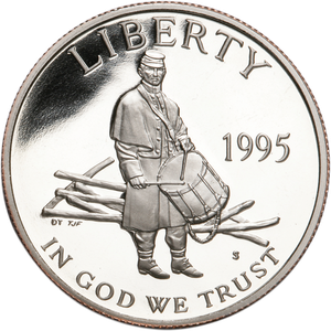 1995-S Civil War Commemorative Half Dollar Main Image