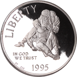 1995-S Civil War Battlefield Silver Dollar Main Image