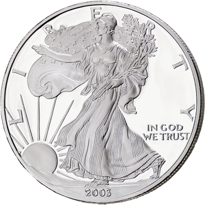 2003-W $1 Silver American Eagle Main Image