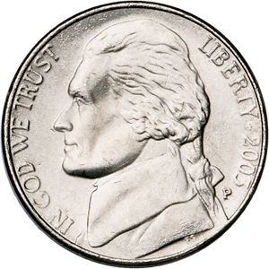 2003-P Jefferson Nickel Main Image