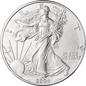2004 $1 Silver American Eagle Main Image