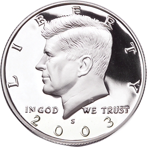 2003-S Clad Kennedy Half Dollar Main Image