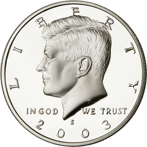 2003-S 90% Silver Kennedy Half Dollar Main Image