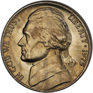 1975 Jefferson Nickel Main Image