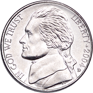 2004-D Jefferson Nickel, Peace Medal Main Image