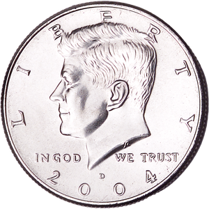 2004-D Kennedy Half Dollar MS60 Main Image