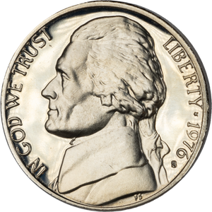 1976-S Jefferson Nickel Proof PR63 Main Image