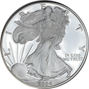 2004-W $1 Silver American Eagle Main Image