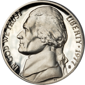 1977-S Jefferson Nickel Proof PR63 Main Image