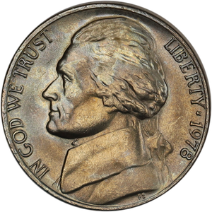 1978 Jefferson Nickel Main Image