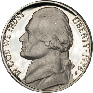 1978-S Jefferson Nickel Proof PR63 Main Image