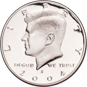 2004-S 90% Silver Kennedy Half Dollar Main Image