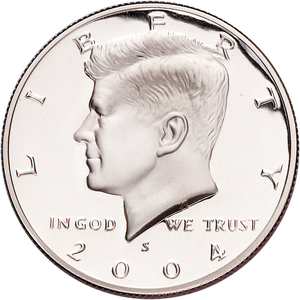 2004-S Clad Kennedy Half Dollar Main Image