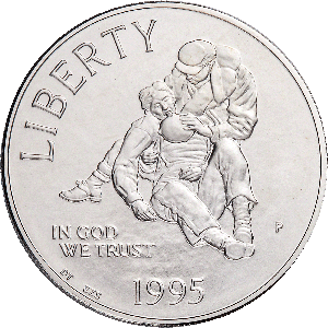 1995-P Civil War Battlefield Preservation Silver Dollar Main Image