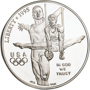 1995-P Centennial Olympics Silver Dollar Main Image